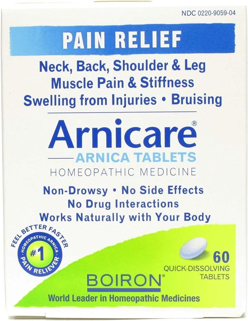 Boiron Arnicacare Arnica Tablets 60 ea (Pack von 3)