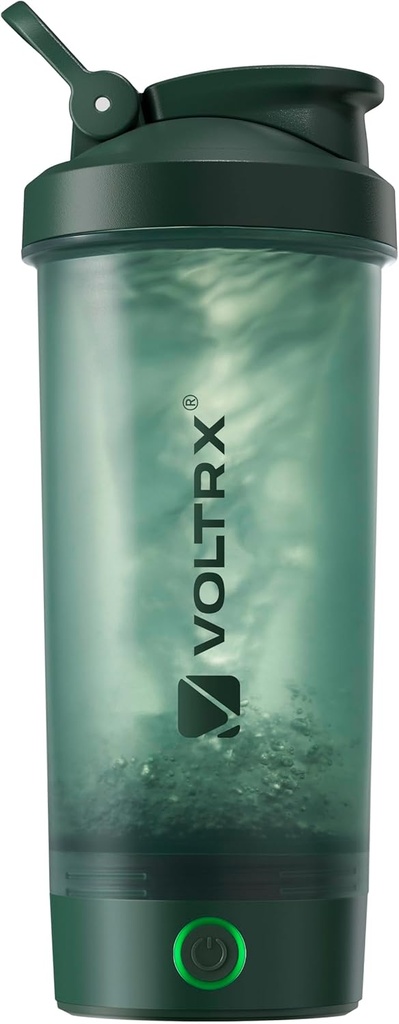 VOLTRX Protein Shaker Bottle, Merger USB C wiederaufladbare elektrische Protein Shake Mixer, Shaker Cups für Protein Shakes und Meal Ersatz Shakes, BPA Free, 24oz