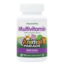 NaturesPlus Tierparade Kinder Chewable Multivitamin - Grau Flavor - 180 tierische Tabletten - Fördert Gesundheit und Wohlbefinden - Vegetarisch, Glutenfrei - 90 Servierungen