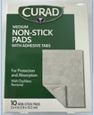 Curad Non-Stick Pads, 3 Zoll X 4 Zoll 10 Zähler