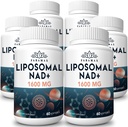 1600 mg Liposomal NAD Ergänzung, 98% reine NAD+ Ergänzung, Überlegene Absorption, Alternative zu Nicotinamid Riboside oder NADH zu erhöhen NAD+ für Aging Defense, Energie, Langlebigkeit, 360 Softgels