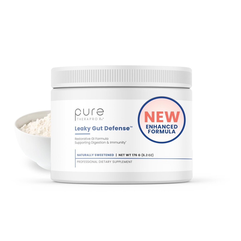 Pure Therapro Rx Leaky Gut Defense - Gut Health Supplement mit L-Glutamin, Licorice Root Extract, Marshmallow Root, Aloe Leaf, Larch Arabinogalactan - Made in USA - 30 Servierpulver