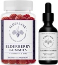Elderlane Elderberry Tincture and Elderberry Gummies - Früher RD Naturals - Immununterstützungsergänzung für Erwachsene und Kinder - 2 Oz Drops und 60ct Gummies