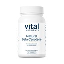 Vital Nährstoffe Natürliche Beta Carotene 25.000IU | Präcursor zu Vitamin A | High-Dose Antioxidant | Vision, Haut und Gesundheit Unterstützung | Gluten, Dairy, Soy Free | 90 Softgels