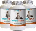 chat Infection urinaire - CAT Formule de santé urinaire - Soutien à la santé de la vésicule - Complexe naturel - Supplément de canneberge pour chats - 3 bouteilles (270 traités)