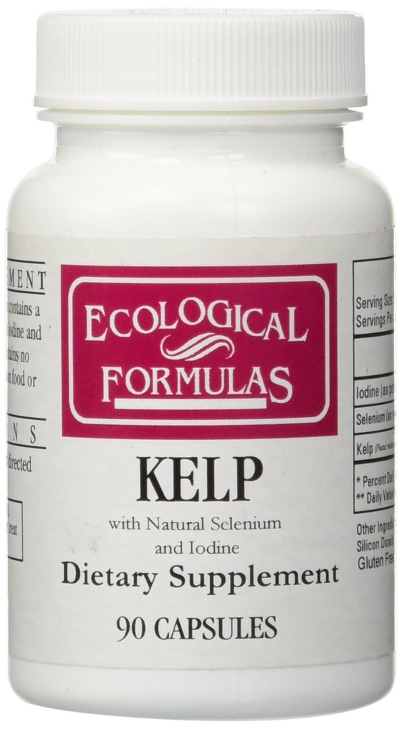 Kelp avec l'iode sélénium naturel
