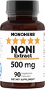 NONI Extrakt 500 mg - 90 Veg Kapseln - Morinda Citrifolia - 90 Portionen