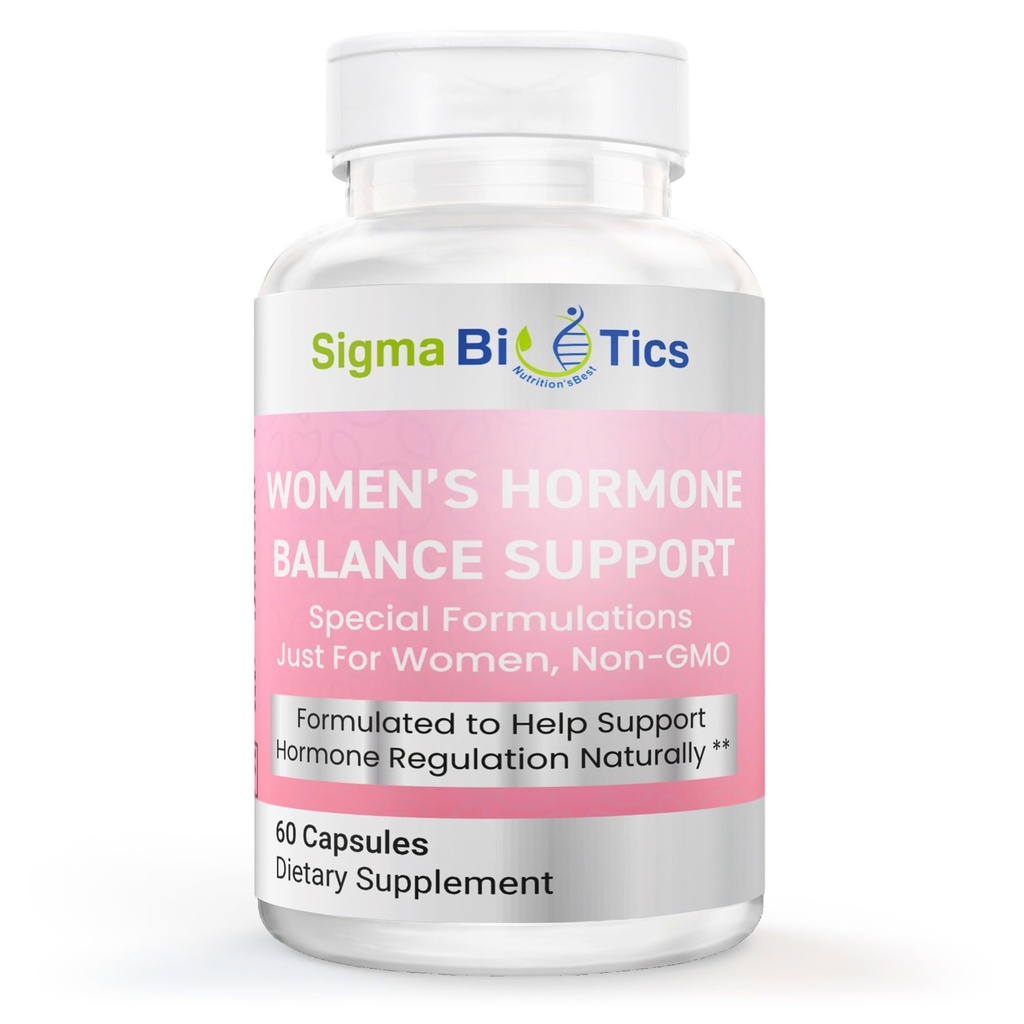 Frauen Hormon Balance Unterstützung - Kräuterergänzung für Menopause, Hormonelle und reproduktive Gesundheit - Non-GMO Ergänzungen mit Soy Isoflavones, Black Cohosh, Dong Quai - 60 Kapseln