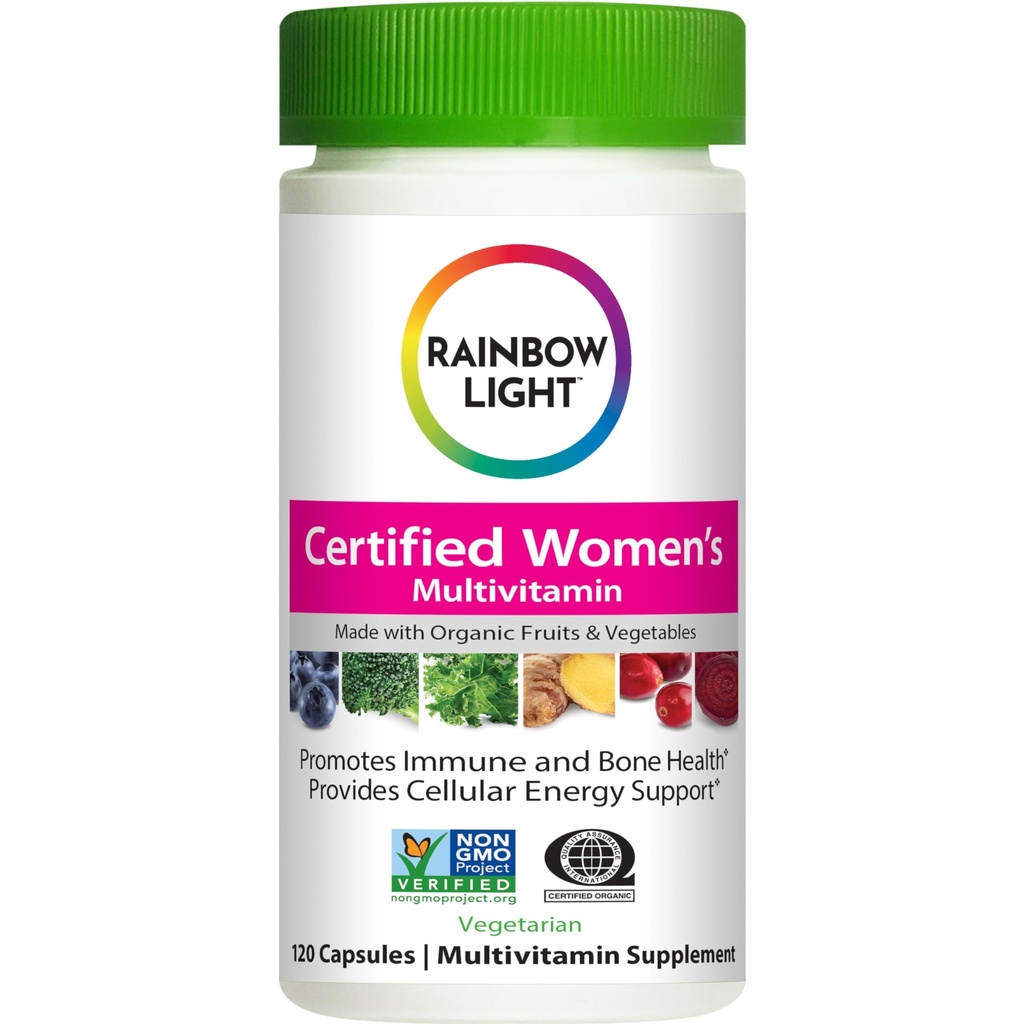Rainbow Licht zertifizierte Frauen Multivitamin, Multivitamin Supplement, 120 Caps (Pack Mai Vary)