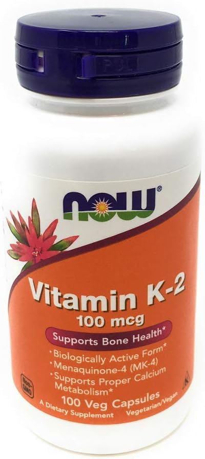 Maintenant aliments, K-2 100mg, 100 Capsules
