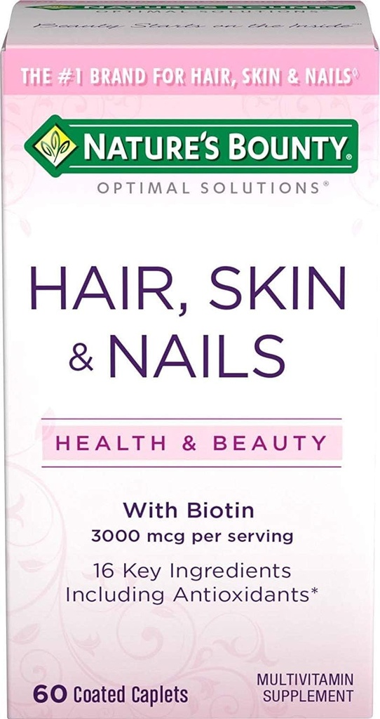 Nature's Bounty Hair, Haut und Nägel Caplets 60 ea (Pack mit 5)