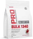 GNC Pro Performance Bulk 1340 Maß Gainer Protein Pulver, 50g, Glutenfrei, Whey, Kreatin, BCAA, 3. Partei Getestet, Muskel Erholung & Wachstum, Mikronährstoffe, Erdbeeren und Creme, 9 Servierungen