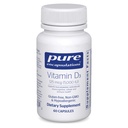 Reine Kapseln Vitamin D3 125 mcg (5.000 IU) - Ergänzung zur Unterstützung von Knochen, Gelenk, Brust, Herz, Colon und Immune Gesundheit* - mit Vitamin D - 60 Kapseln