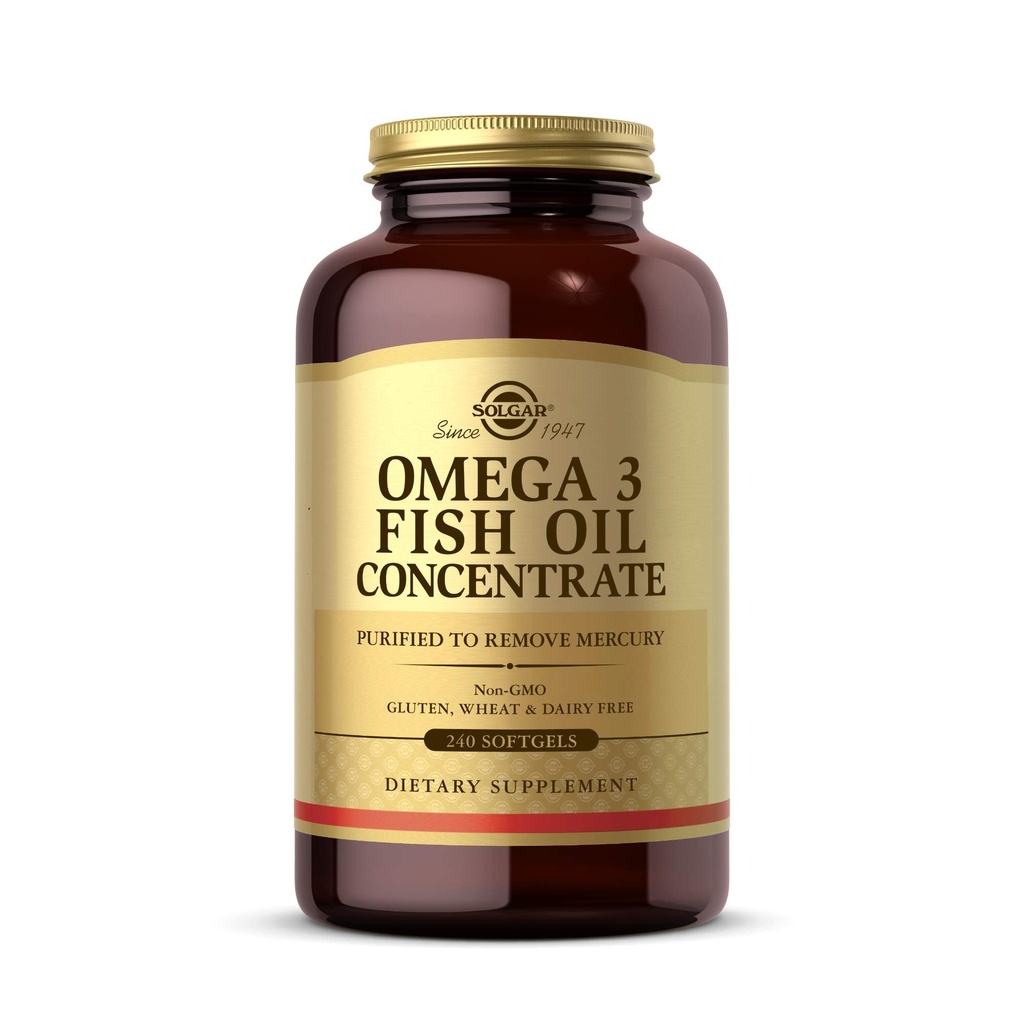 Solgar Omega-3-Fischölkonzentrat, 240 Softgels