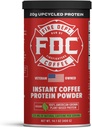Fire Department Kaffee - Gibt zurück zu Firefighters - Instant Coffee Protein Pulver - Pflanzenbasiertes Protein - 100% American-Grown, Hergestellt mit Upcycled Gerste Protein - Veteran besitzen - 14.1 oz Can