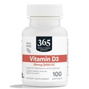 365 von Whole Foods Market, Vitamin D3 Softgels, 2000 IU, 100 CT