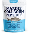 Dr. Matthew Marine Collagen Peptides Pulver aus hydrolysiertem wild gefangenem Fischprotein - Haar- und Schönheitsergänzungen für Frauen und Männer
