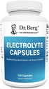 Dr. Berg Elektrolyt Kapseln - Elektrolytische Ergänzungen zur Unterstützung von Energie, Ausdauer und Hydration - Sugar Free, No Maltodextrin, Keto Friendly - 160 Caps