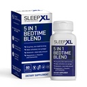 SleepXL SleepXL Sleep Supplement Non-Habit-Forming Formula - Fall Asleep Faster & Sleep Longer - 5 ingrédients clés comprennent la mélatonine, la L-Theanine, la camomille, le magnésium et la vitamine B6 (60 capsules, 30 portions)