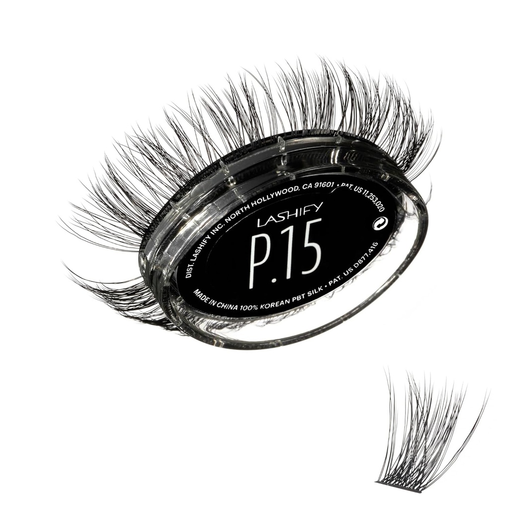 Lashify Plushy 15mm Gossamer Lashes in Schwarz, Easy DIY False Lashes für einen voluminösen aber dennoch natürlichen Look