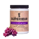 Superieur Electrolytes – Supplément d'électrolyte à base de plantes avec/Mériaux de mer pour l'hydratation et la récupération – Keto Friendly, Non-OGM, Zero Sugar, Vegan Healthy Sports Drink Powder – Concord Grape (70 portions)