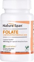 Acide actif 6S-5-méthyltétrahydrofolique-400 mcg,Promote Protéines Production, globules rouges Production et prévention des malformations fœtales,30 Caps