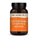 Dr. Mercola Liposomal Vitamin C - Gehirn, Herz, Augen- und Immununterstützung - Bietet 1.000 mg Bioverfügbares Vitamin C - Non-GMO, Gluten-Free & Soy-Free - 60 Kapseln (30 Portionen)