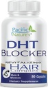 PACIFIC NATURE's DHT Blocker Revitalizing Hair Growth Supplement (90 Kapseln) Unterstützt gesundes Haarwachstum in beiden Männern und Frauen - Non-GMO, Glutenfrei