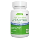 Igennus Clean Chelat Zink 25mg mit Kupfer, voll umgesetzt Picolinat & Bisglycinat, High Absorption Complex, Beilage für Frauen & Männer, Lab Verified, Non-GMO, Immun & Skin Support, 6 Monate Versorgung