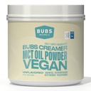 BUBS Naturals Poudre d'huile MCT - crème à l'huile MCT et au café Keto Premium - Vegan & Paleo Friendly - Graisses de noix de coco saines + faible teneur en glucides - Source d'énergie sans lait pour les Shakes, Smoothies & Baking (10,6 oz)