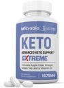 Microbio Keto ACV Extreme Pillen 1675MG Keto Unterstützung Blend Kapsel Alternative zu Keto ACV Gummies Formuliert mit Apfel Apfelessig Extra Virgin Olivenöl Pulver Grüner Tee Blatt 60 Kapseln