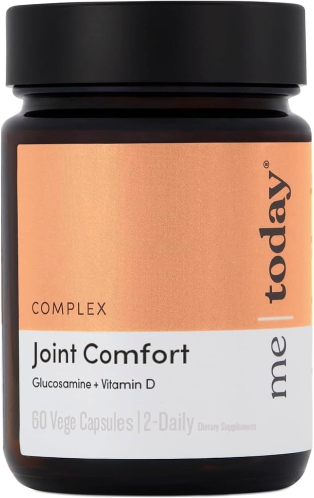 me Today Joint Comfort Supplement – Glucosamin, Chondroitin & Vitamin D für Gelenkmobilität & Knochenunterstützung – Saubere Formel für Männer & Frauen – 60 Vege Kapseln