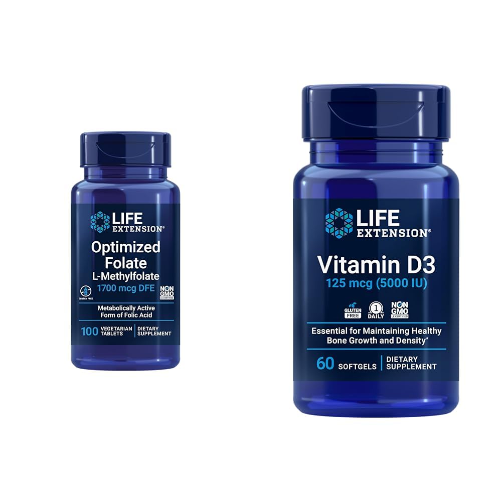 Extension de la durée de vie Optimisation du soutien du coeur et du cerveau comprimés et vitamine D3 os, cerveau et immunitaire softgels santé - 100 comprimés, 60 softgels
