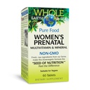 Natürliche Faktoren Ganze Erde und Meer, Frauen Prenatal Multivitamin und Mineral, Ganze Nahrungsergänzung, Vegan, 60 Tabletten