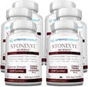 Sciences approuvées Stonexyl - Support à base de plantes pour les pierres rénales - 360 capsules - Chanca Piedra - Haute absorption - 6 mois d'approvisionnement - Vegan