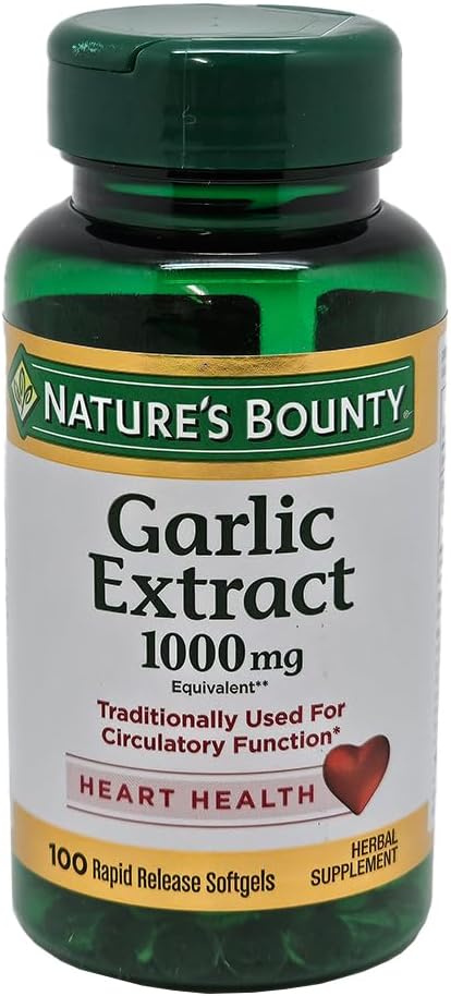 Natur Bounty Knoblauch 1000 mg Softgels 100 ea