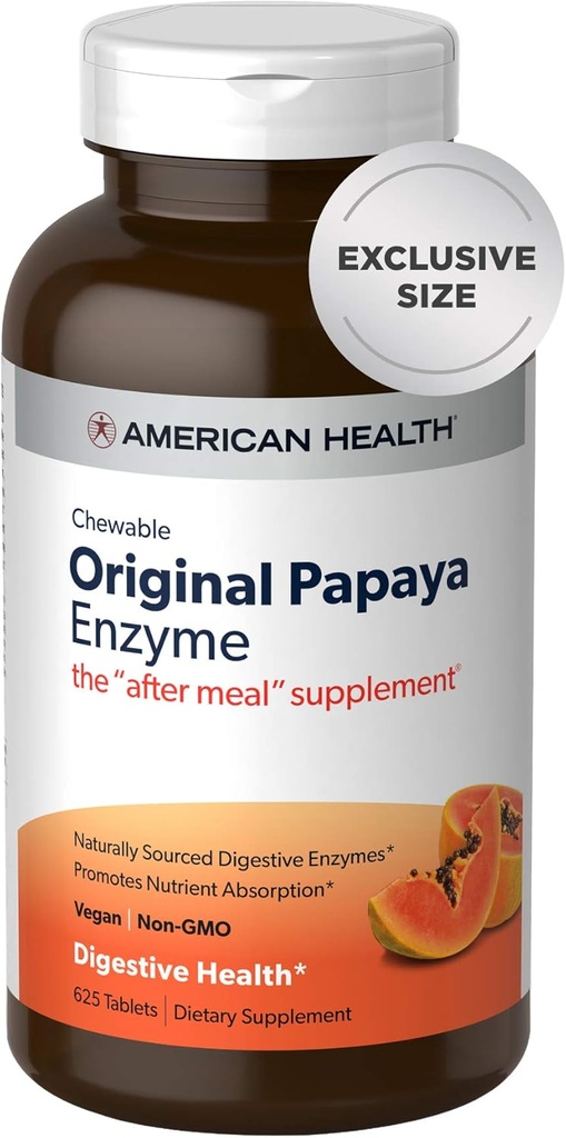 AMERIKAN GESUNDHEIT Original Papaya -625 Count