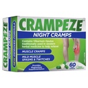 Crampeze Night Cramps Natural Relief von Muskelkramps, Spasmen & Müde Beine 60 Kapseln