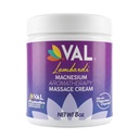 VAL Magnesium Aromatherapie Massage Creme 8oz | Zechstein Magnesium + MSM + Bio Öle | Fast Absorbing | Non-Greasy | Joint & Muskel Relief | Paraben-Free | Made in USA