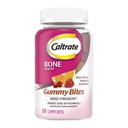 Caltrate Gummy Bites 500 mg Calcium und Vitamin D Supplement, Schwarze Kirsche, Erdbeere, Orange - 50 Count