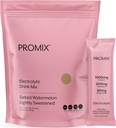 ProMix Nutrition Elektrolyte Pulver Hydration Packets - Himalayan Pink Salz, Magnesium, Kalium, Vitamin C - Gesalzene Wassermelone, leicht gesüßt - 30 Servierungen (Pack mit 30)