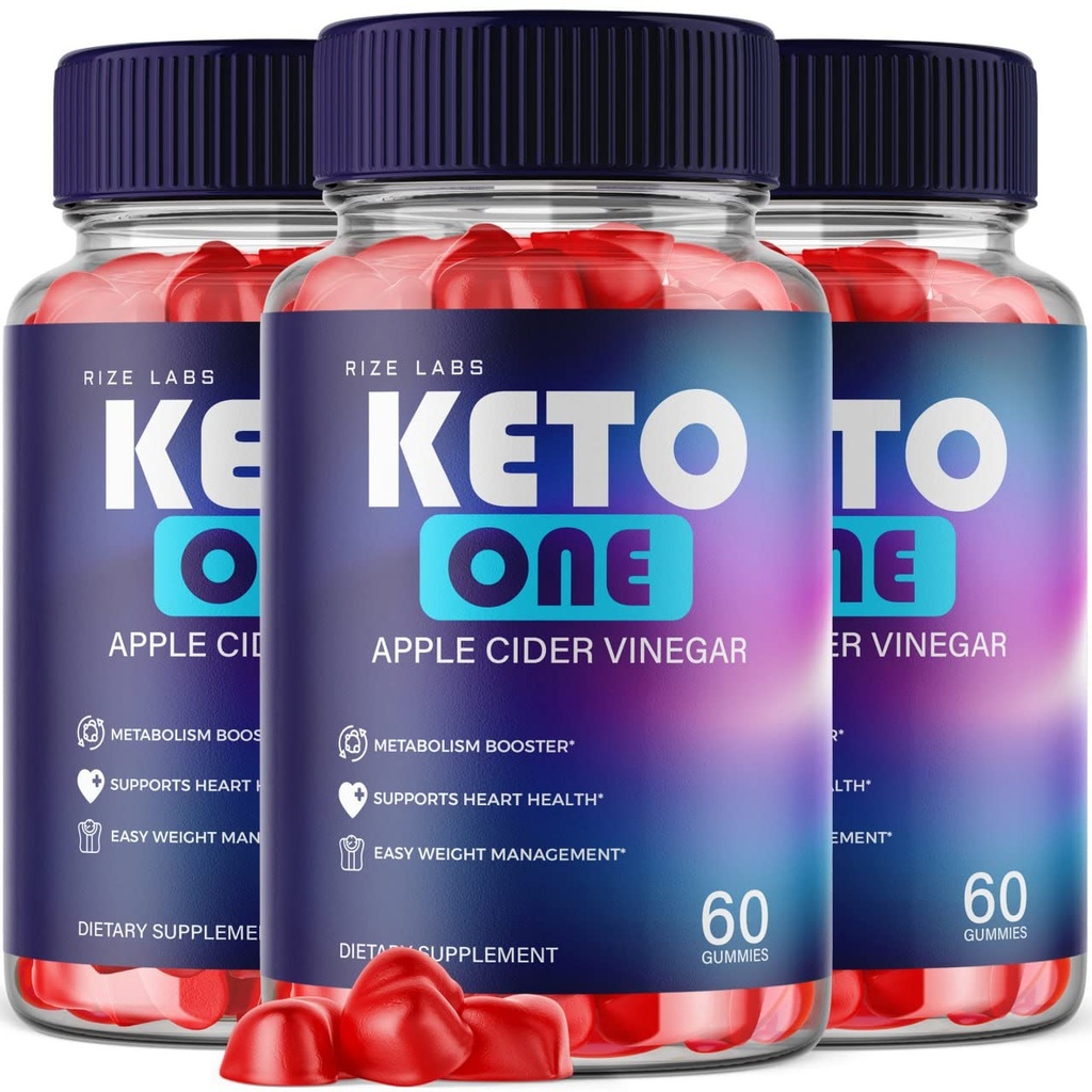 rize labs - Keto One ACV Gummis für Gewichtsverlust - mit Apple Cider Essig - Advanced Formula Energy Supplement Burns Belly Fat (180 Gummis)