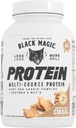 Black Magic Protéine Poudre d'oeufs de lactosérum complexe de caséine + Enzymes et MCT de récupération 2 livres Cinnamon Toast Saveur de céréales