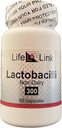 LifeLink Lactobacilli Complex | 10 Billion CFU | 60 Kapseln | Microbiome Unterstützung, Gesunde Bowel Bewegungen | Glutenfrei & Non-GMO | Made in USA