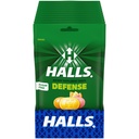 HALLS Defense Assortiment agrumes sans sucre gouttes de vitamine C, suppléments alimentaires gouttes, 12 sacs de 25 gouttes (300 gouttes totales)