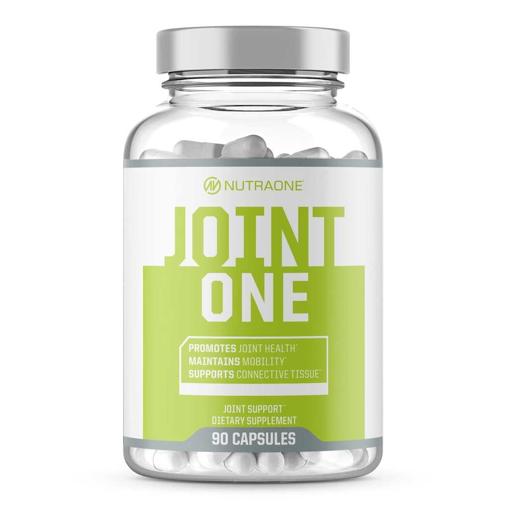 JointOne Joint Support by NutraOne - Supplément conjoint pour les femmes et les hommes pour aider à maintenir la santé conjointe avec le collagène, la glucosamine et le curcuma* (90 capsules)
