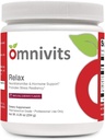 Relax Natural Cherry Flavor | Magnesium as Albion Di-Magnesium Malate, Myo-Inositol, Taurine, GABA, L-Theanine (Suntheanine) | Gesunder Blutdruck, Emotional Wellness| Pulver 60 Servieren