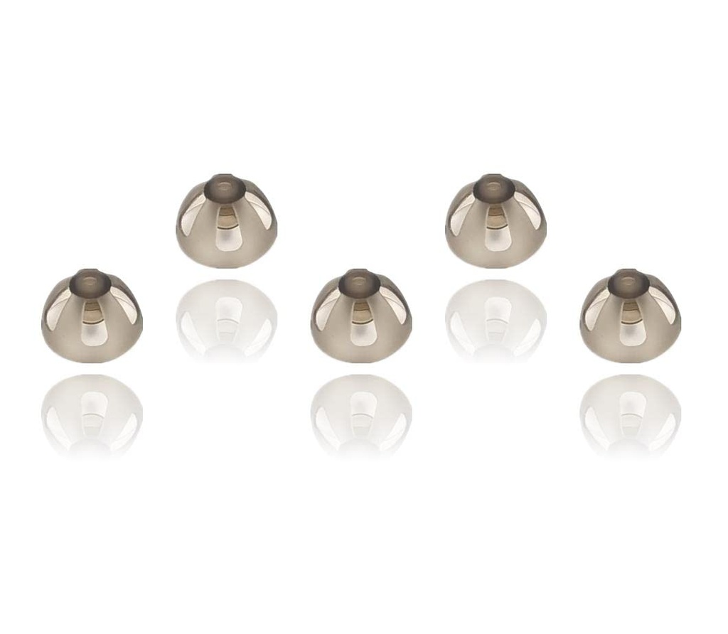 Resound Sure Fit Hörgerät Domes Smoky Gray Tipps Ohr Stücke bequem für Open Fit BTE Sound Amplifier PSAP Kit unsichtbar 10mm (L x 5)