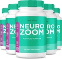 (5 Pack) Neuro Zoom Supplement, Neuro Zoom Organic Memory Supporting Formula, Neuro Zoom to Reduce The Negative Effects of Brain Fog, Neuro Zoom verwendet, um Speicher zu erhöhen, NeuroZoom Bewertungen (300 Kapseln)