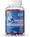 Mamas Glückskinder fühlen sich ruhige Gummis, unterstützen einen Sinn für Ruhe und entspannen Sie den Körper, Made with Magnesium, L-theanine, Sugar Free Raspberry Lemonade Flavor, Alter 4+, 60 Gummis